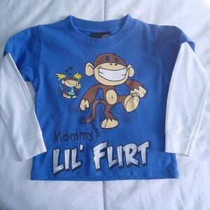 Kids Hybrid & Company Vibrant Blue T-Shirt 18-24 Months